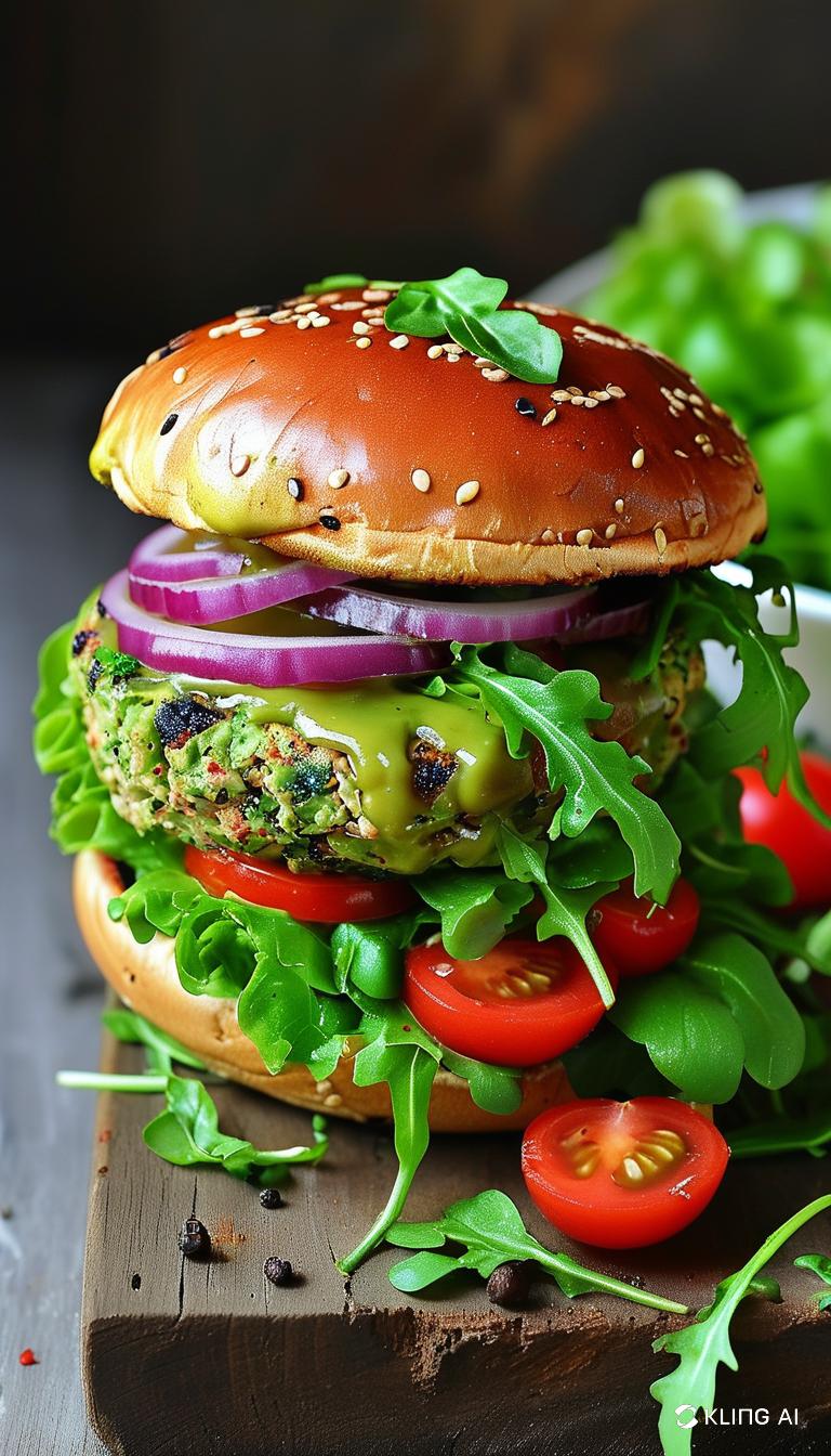 Zaterdag: Groenteburgers met salade